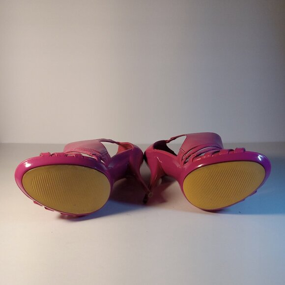 MICHAEL ANTONIO TREMAIN FUCHSIA PU SIZE 9 - Picture 6 of 6